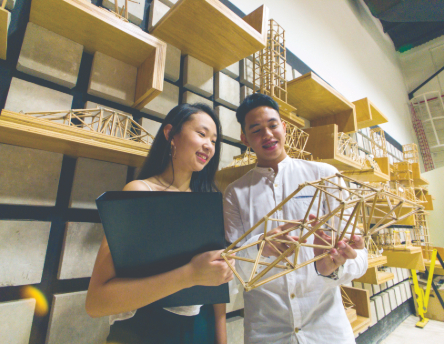 ABE-DCE Students Looking at Prototype