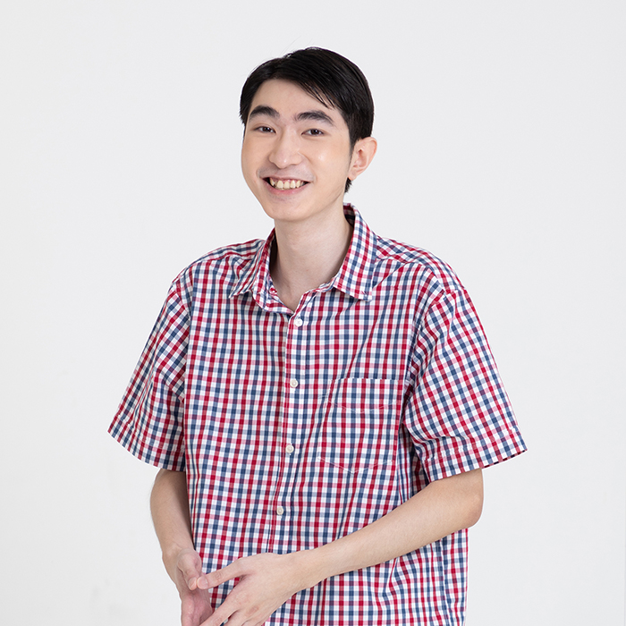 guy in checkered shirt