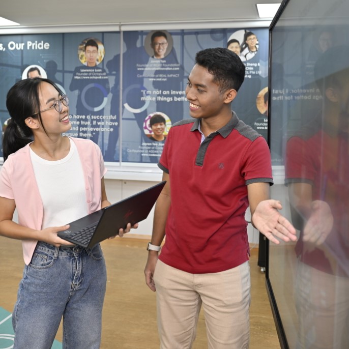 Two students