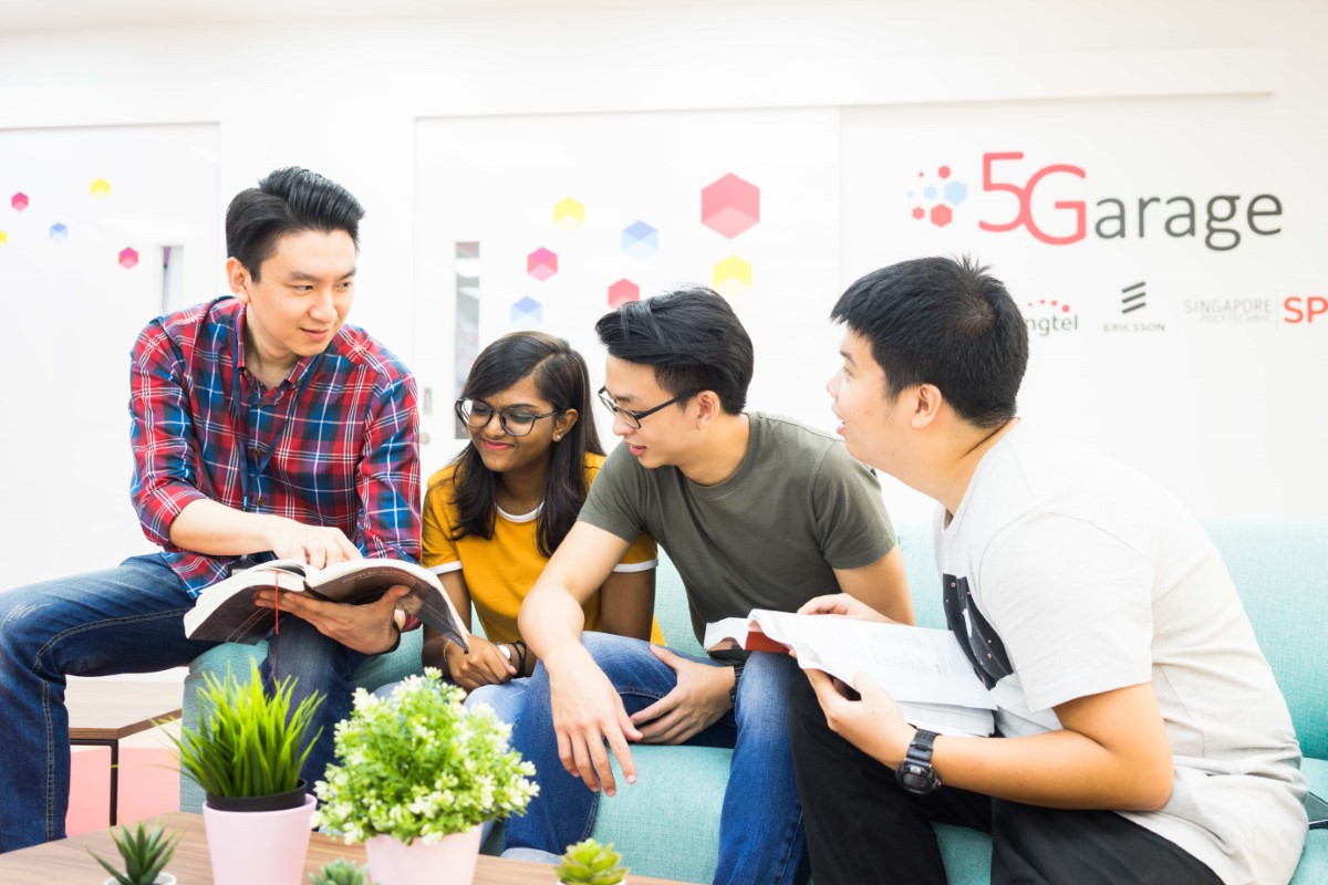 Students learning