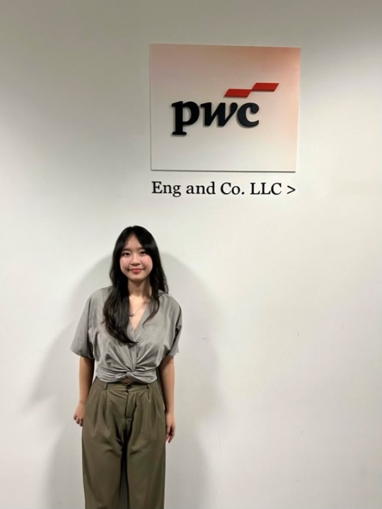 Adelle School of Business internship at pwc
