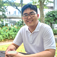 Top SP graduate 2024 Nicholas Sim Jing Xiang