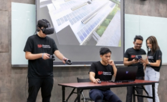 Students with VR